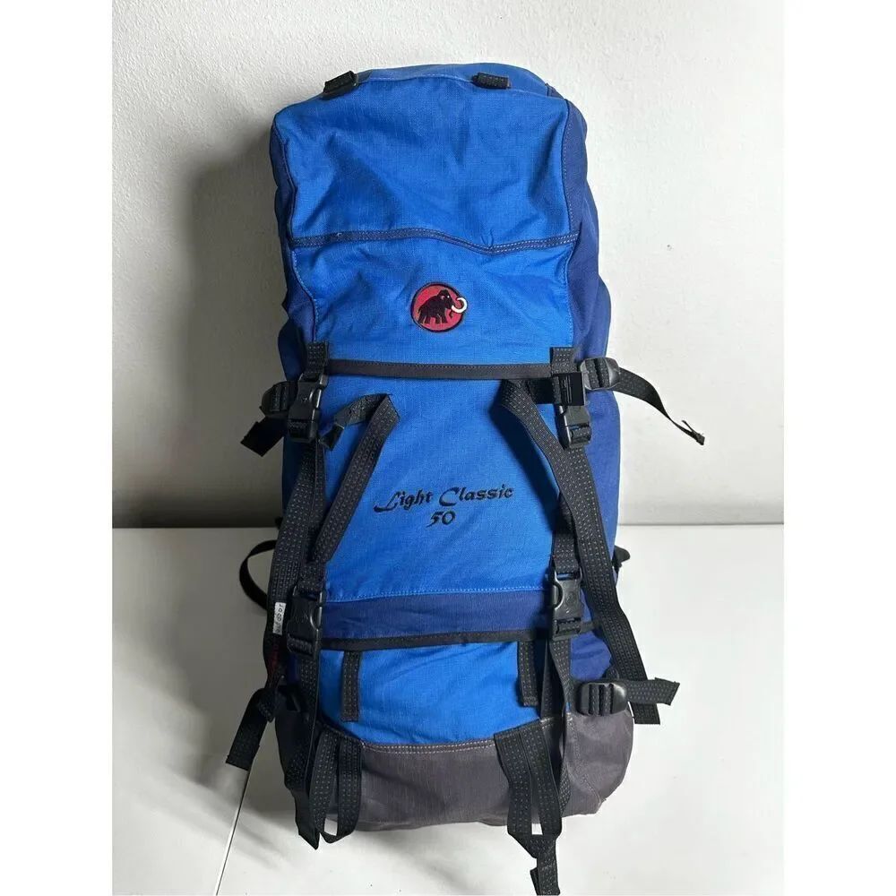 Rare Mammut Hiking Bag 50L Limited Edition Blue See Description